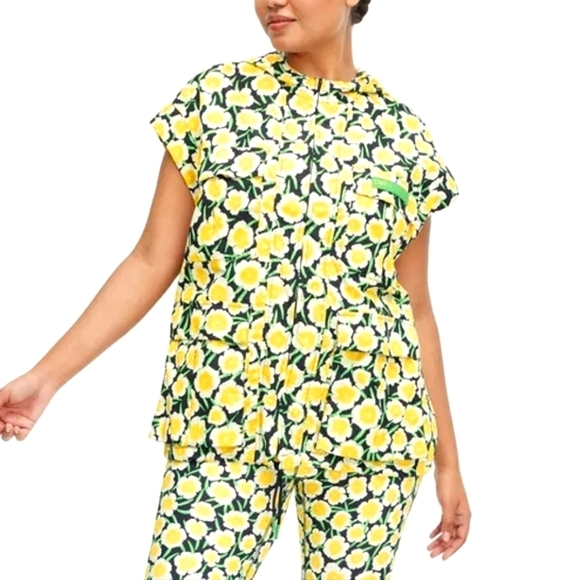 NWT Diane Von Furstenberg X Target Packable Poppy Short Sleeve Hooded Vest Small - Picture 5 of 17